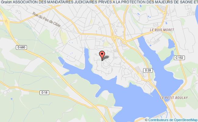 plan association Association Des Mandataires Judiciaires Prives A La Protection Des Majeurs De Saone Et Loire Saint-Marcel
