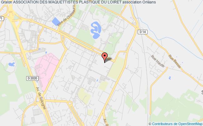 plan association Association Des Maquettistes Plastique Du Loiret Orléans la Source