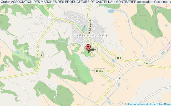 ASSOCIATION DES MARCHÉS DES PRODUCTEURS DE CASTELNAU MONTRATIER