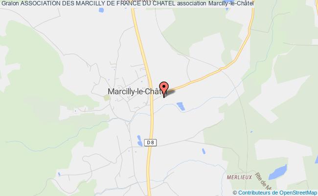 plan association Association Des Marcilly De France Du Chatel Marcilly-le-Châtel