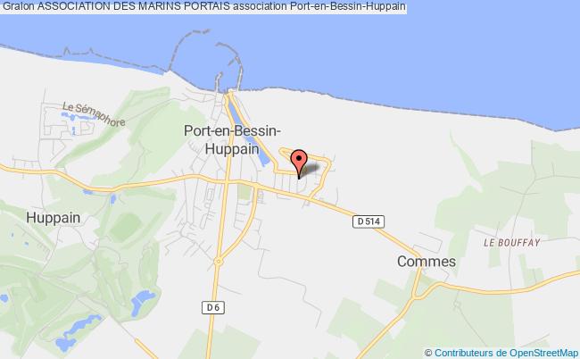 plan association Association Des Marins Portais Port-en-Bessin-Huppain