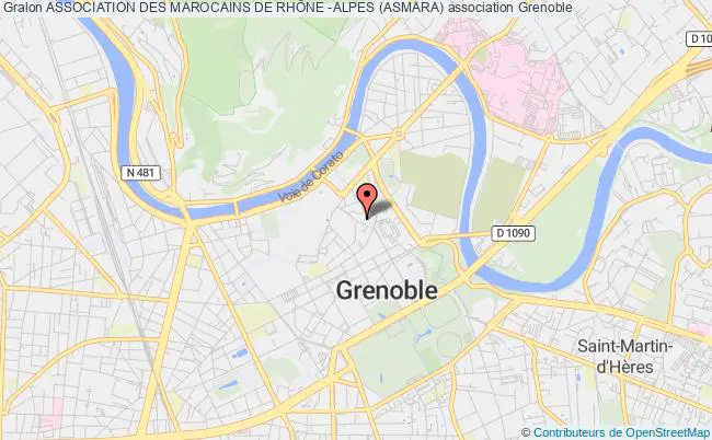 plan association Association Des Marocains De RhÔne -alpes (asmara) Grenoble