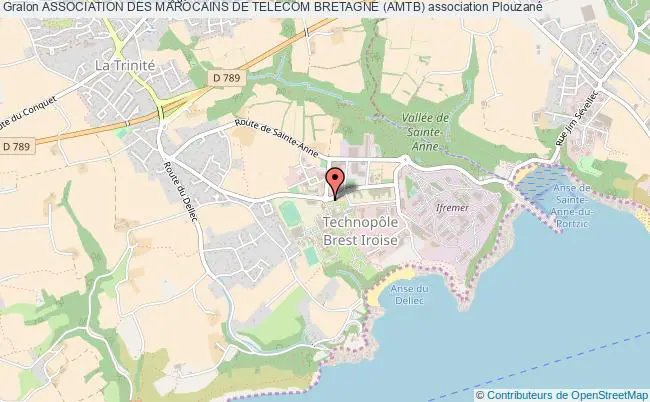 plan association Association Des Marocains De Telecom Bretagne (amtb) Plouzané