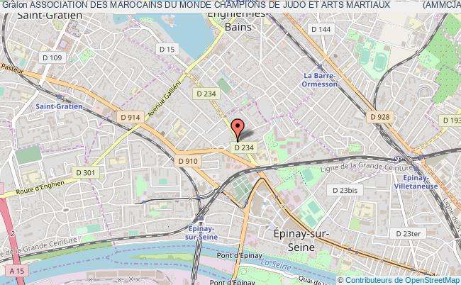 plan association Association Des Marocains Du Monde Champions De Judo Et Arts Martiaux             (ammcjam) Épinay-sur-Seine
