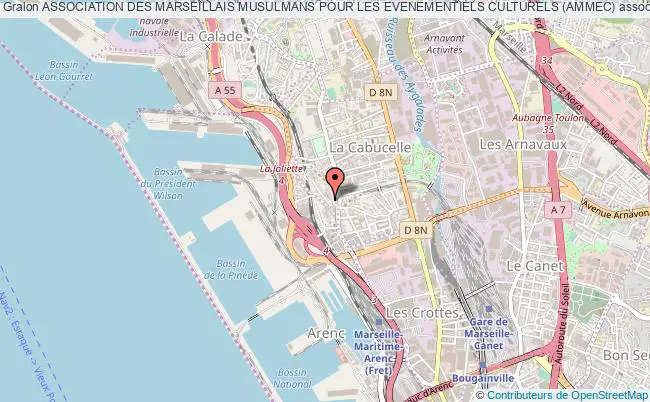 plan association Association Des Marseillais Musulmans Pour Les Evenementiels Culturels (ammec) Marseille