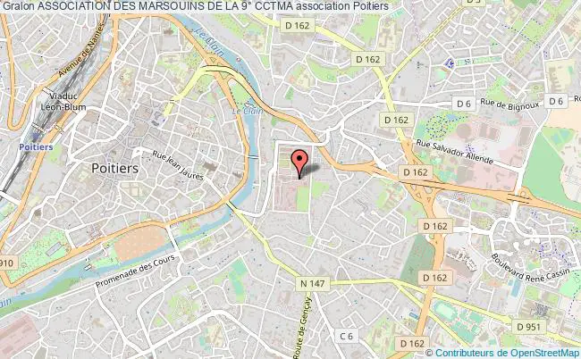 plan association Association Des Marsouins De La 9° Cctma Poitiers