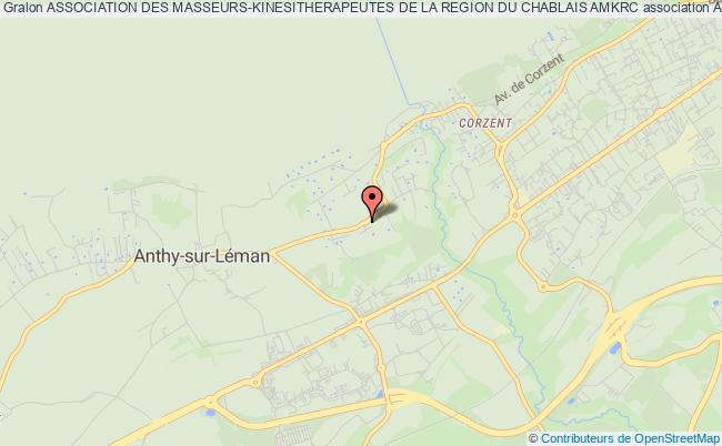plan association Association Des Masseurs-kinesitherapeutes De La Region Du Chablais Amkrc Anthy-sur-Léman