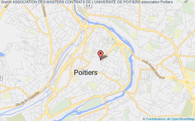 plan association Association Des Masters Contrats De L'universitÉ De Poitiers Poitiers