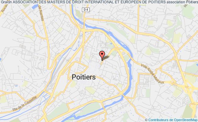 plan association Association Des Masters De Droit International Et EuropÉen De Poitiers Poitiers
