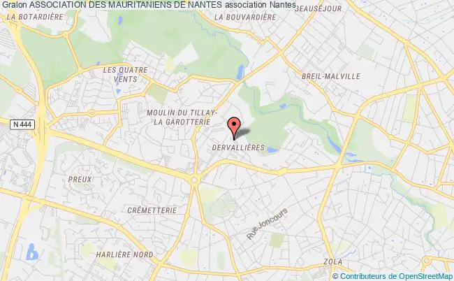 plan association Association Des Mauritaniens De Nantes Nantes