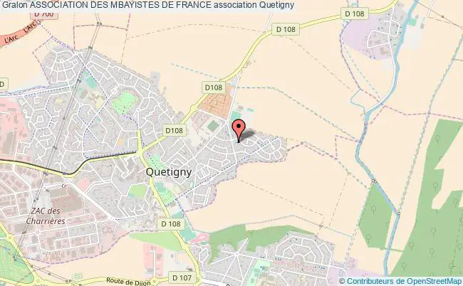 plan association Association Des Mbayistes De France Quetigny