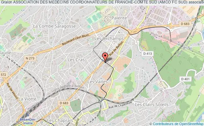 plan association Association Des Medecins Coordonnateurs De Franche-comte Sud (amco Fc Sud) Besançon