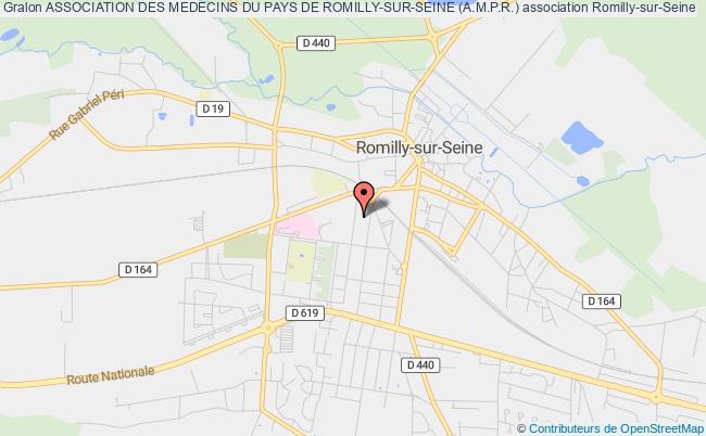plan association Association Des Medecins Du Pays De Romilly-sur-seine (a.m.p.r.) Romilly-sur-Seine