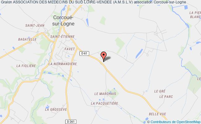 plan association Association Des Medecins Du Sud Loire-vendee (a.m.s.l.v) Corcoué-sur-Logne