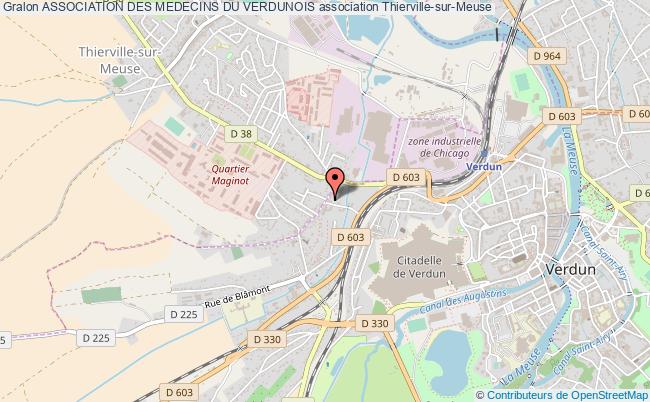 plan association Association Des Medecins Du Verdunois Thierville-sur-Meuse