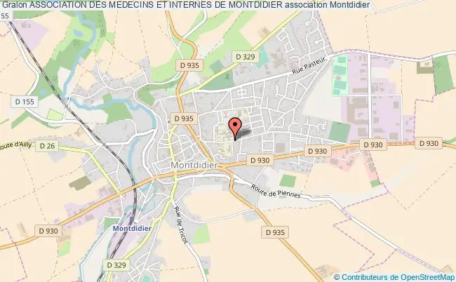 plan association Association Des Medecins Et Internes De Montdidier Montdidier