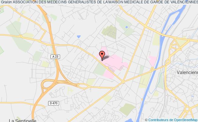 plan association Association Des Medecins Generalistes De La Maison Medicale De Garde De Valenciennes (mmg-val) Valenciennes
