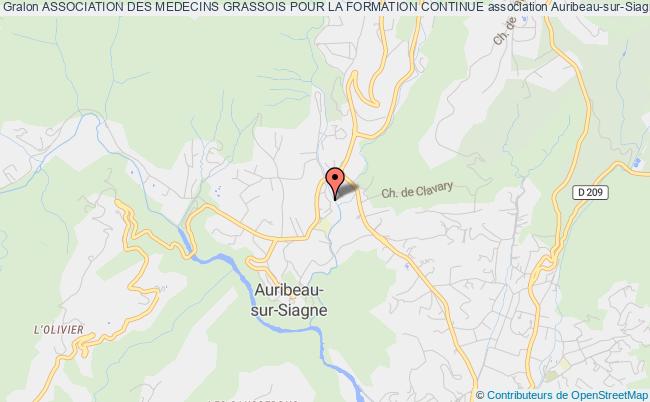plan association Association Des Medecins Grassois Pour La Formation Continue Auribeau-sur-Siagne
