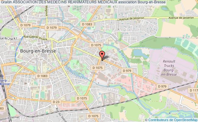 plan association Association Des Medecins Reanimateurs Medicaux Bourg-en-Bresse