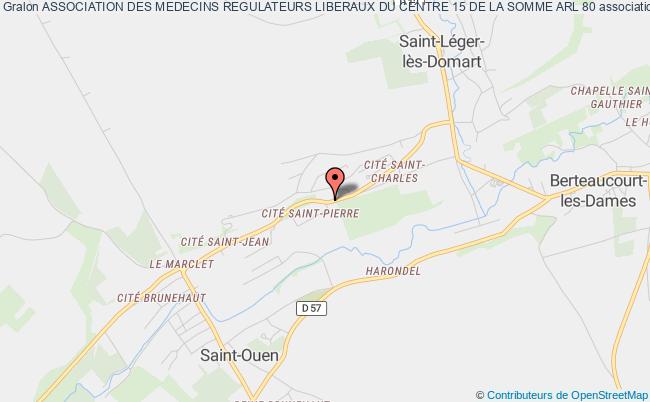 plan association Association Des Medecins Regulateurs Liberaux Du Centre 15 De La Somme Arl 80 Saint-Ouen