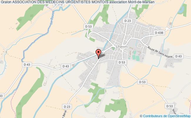 plan association Association Des Medecins Urgentistes Montois Mont-de-Marsan