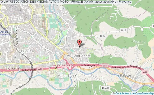 plan association Association Des Medias Auto & Moto - France (amam) Aix-en-Provence