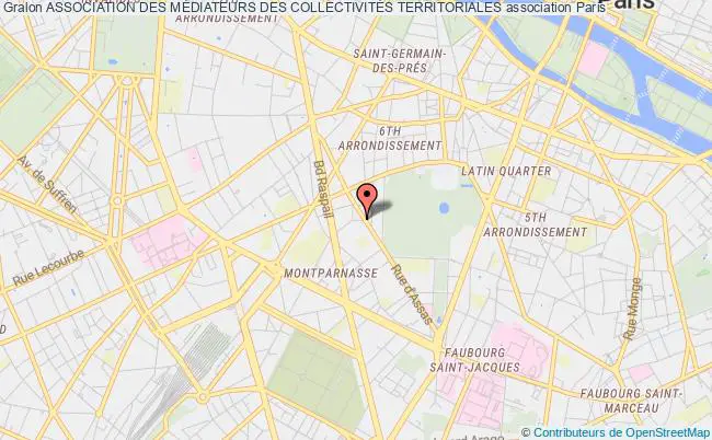 plan association Association Des MÉdiateurs Des CollectivitÉs Territoriales Paris
