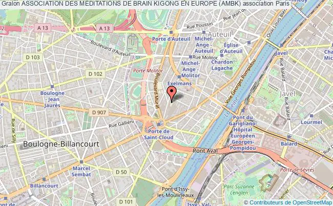 plan association Association Des MÉditations De Brain Kigong En Europe (ambk) PARIS