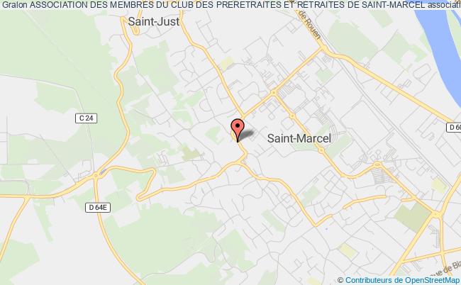 plan association Association Des Membres Du Club Des Preretraites Et Retraites De Saint-marcel Saint-Marcel