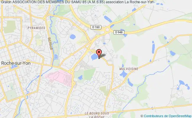 plan association Association Des Membres Du Samu 85 (a.m.s.85) La    Roche-sur-Yon