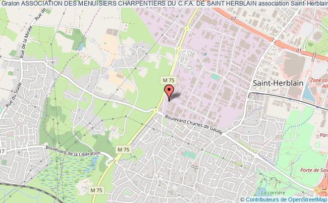 plan association Association Des Menuisiers Charpentiers Du C.f.a. De Saint Herblain Saint-Herblain Cedex