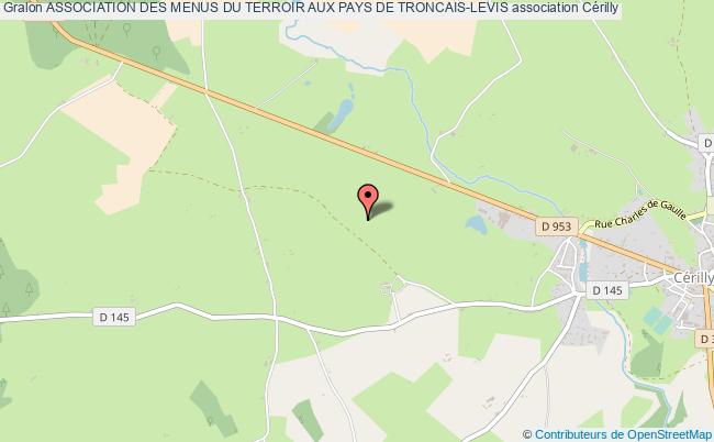 plan association Association Des Menus Du Terroir Aux Pays De Troncais-levis Cérilly