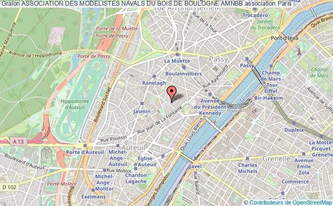 plan association Association Des Modelistes Navals Du Bois De Boulogne Amnbb Paris