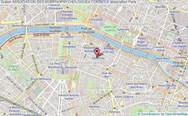 plan association Association Des Morphopsychologues Conseils Paris