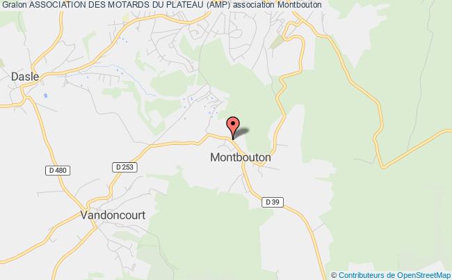 plan association Association Des Motards Du Plateau (amp) Montbouton