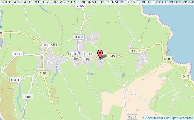 plan association Association Des Mouillages Exterieurs De Port-racine Dits De Verte Roque Saint-Germain-des-Vaux