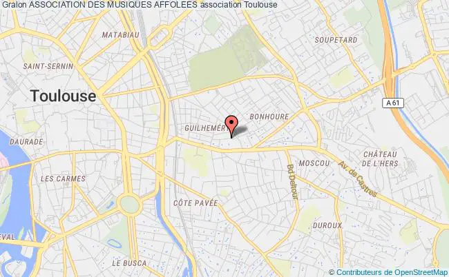 plan association Association Des Musiques Affolees Toulouse