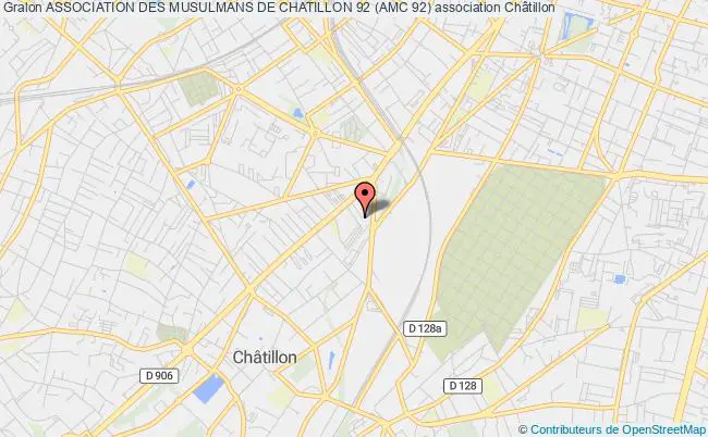 plan association Association Des Musulmans De Chatillon 92 (amc 92) Châtillon