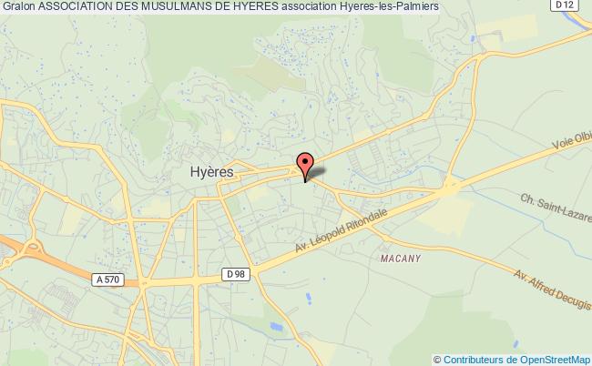 plan association Association Des Musulmans De Hyeres Hyères