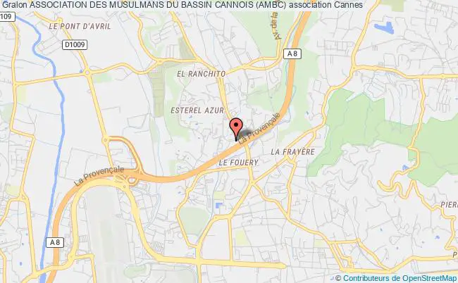 plan association Association Des Musulmans Du Bassin Cannois (ambc) Cannes la Bocca