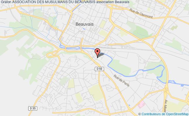 plan association Association Des Musulmans Du Beauvaisis Beauvais