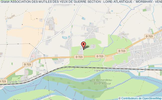 plan association Association Des Mutiles Des Yeux De Guerre Section : Loire-atlantique -  Morbihan - Vendee Saint-Herblon