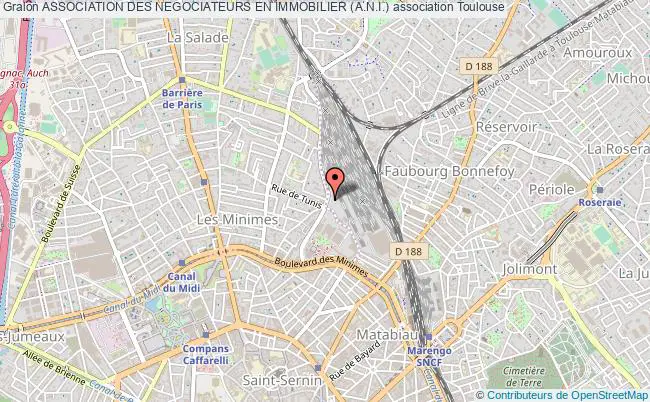 plan association Association Des Negociateurs En Immobilier (a.n.i.) Toulouse