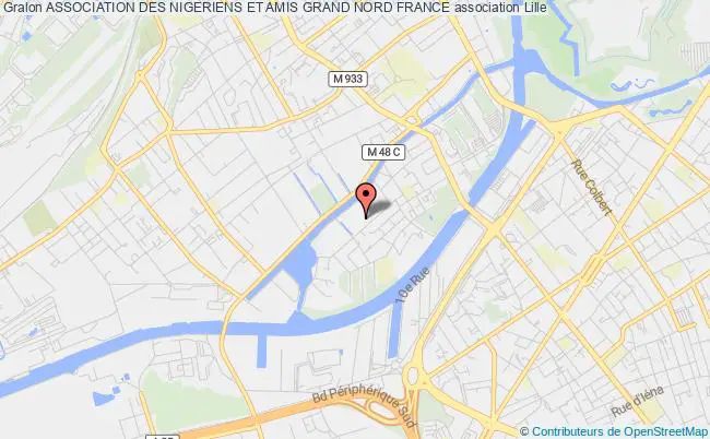 plan association Association Des Nigeriens Et Amis Grand Nord France Lille