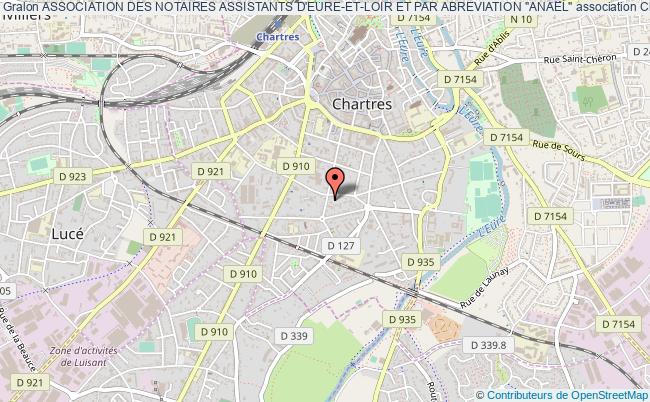 plan association Association Des Notaires Assistants D'eure-et-loir Et Par Abreviation "anael" Chartres
