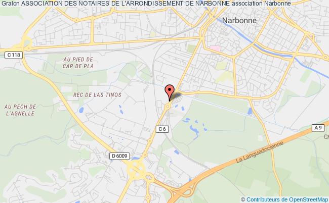 plan association Association Des Notaires De L'arrondissement De Narbonne Narbonne