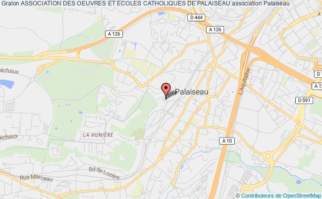plan association Association Des Oeuvres Et Ecoles Catholiques De Palaiseau Palaiseau