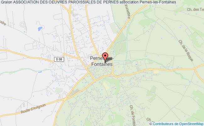plan association Association Des Oeuvres Paroissiales De Pernes Pernes-les-Fontaines