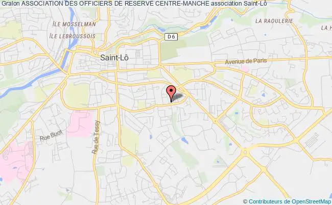plan association Association Des Officiers De Reserve Centre-manche Saint-Lô