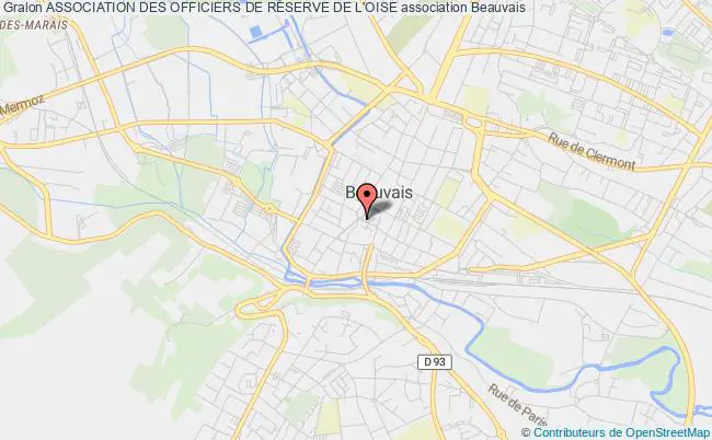 plan association Association Des Officiers De RÉserve De L'oise Beauvais